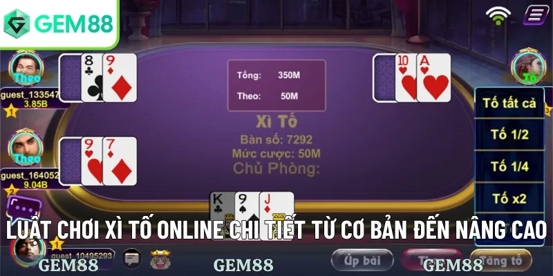 Tìm hiểu luật chơi xì tố online